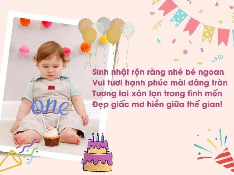 Bé gái nhỏ thổi nến sinh nhật 3 tuổi với nụ cười rạng rỡ