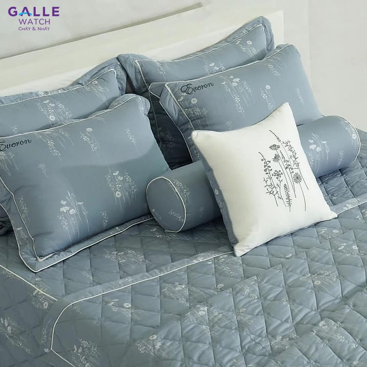 Bộ chăn ga gối đệm cao cấp màu sắc trang nhã, quà sinh nhật người thân mang lại giấc ngủ sâu