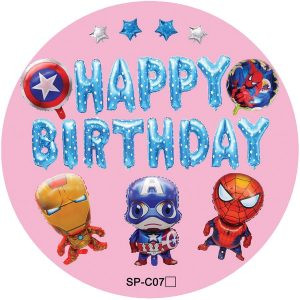 Bộ chữ Happy Birthday màu vàng gold sang trọng kết hợp bóng bay