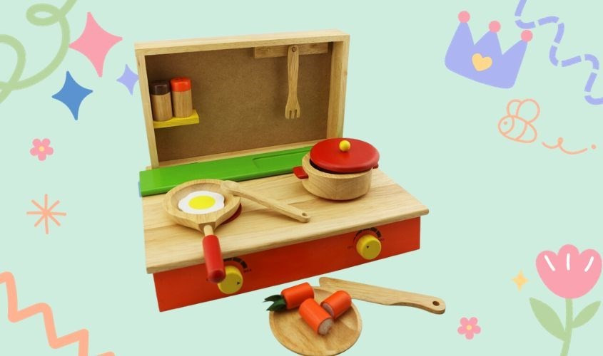 Bộ đồ chơi nấu ăn Winwintoys, quà sinh nhật cho bé gái 9 tuổi học hỏi và sáng tạo