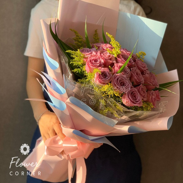 Bó hoa hồng đỏ tặng sinh nhật