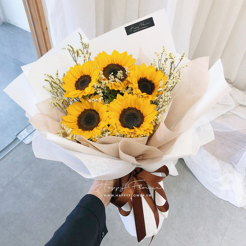 Bó hoa hướng dương dành tặng sinh nhật phái nam