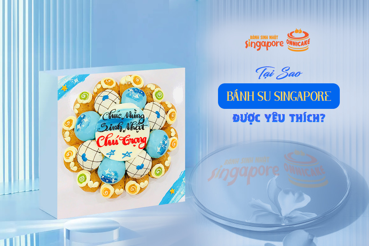 Bộ sưu tập bánh su sinh nhật đa dạng hương vị