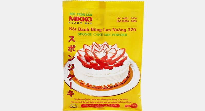 Bột bánh bông lan Mikko để làm bánh