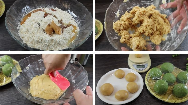 Các bước làm vỏ bánh nướng trung thu mềm mịn