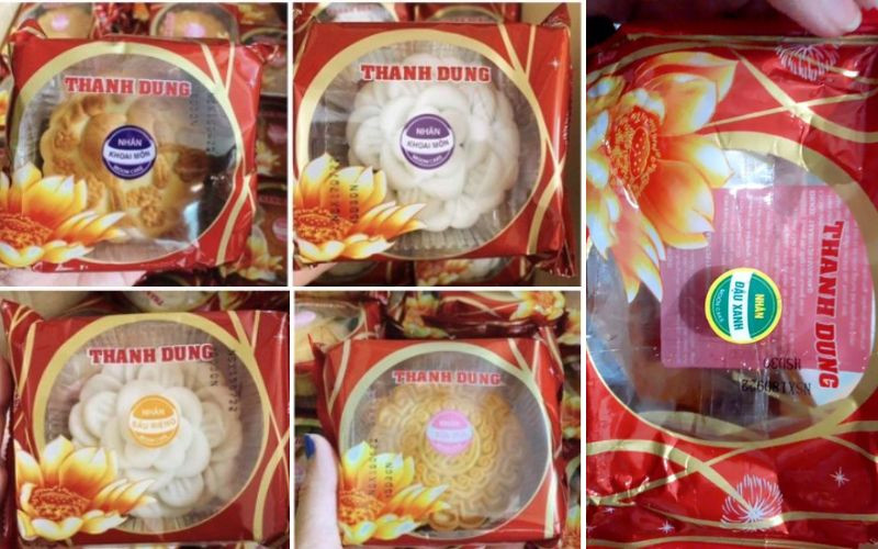 Các loại bánh trung thu Thanh Dung và thành phần chi tiết