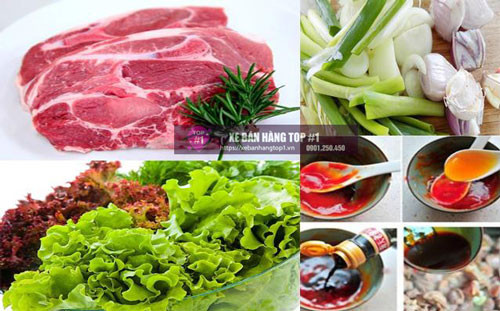 Các nguyên liệu tươi ngon để làm bánh mì thịt nướng kinh doanh