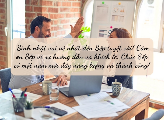 Caption chúc mừng sinh nhật sếp chuyên nghiệp và trang trọng