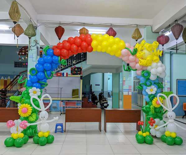 Cổng chào sinh nhật lộng lẫy