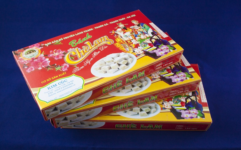 Cửa hàng bán bánh chè lam ở các thành phố lớn