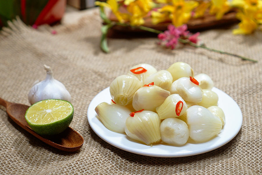 Dưa hành - món ăn kèm ngon miệng ngày Tết