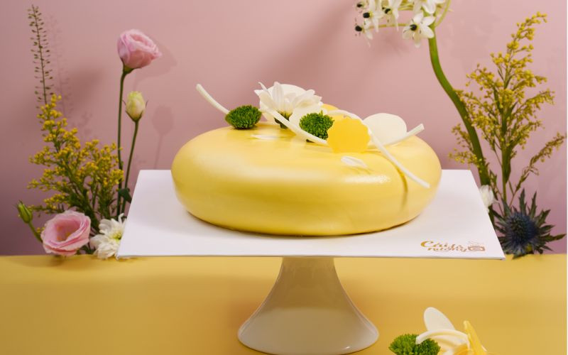 Entremet thanh trà tinh tế cho lời chúc