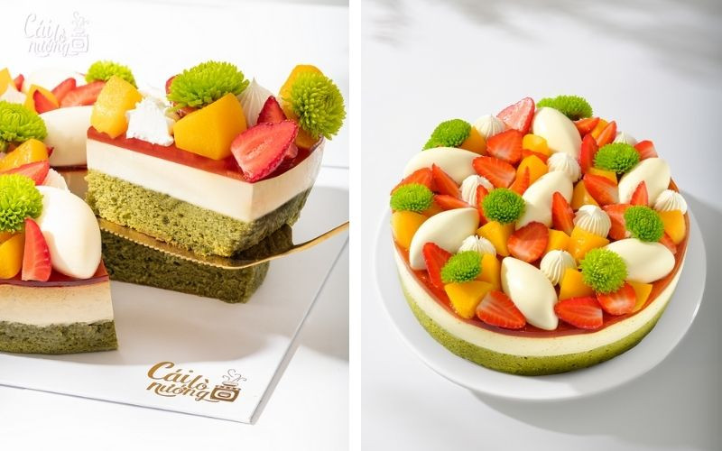 Flan Gato Mè Đen Matcha - món quà sinh nhật hiện đại ý nghĩa và thanh nhã