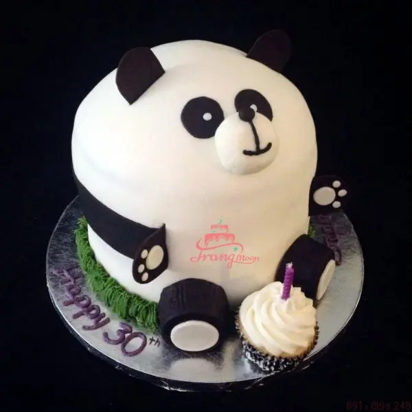 Fondant dùng làm bánh kem gấu trúc panda siêu đẹp với những chi tiết độc đáo
