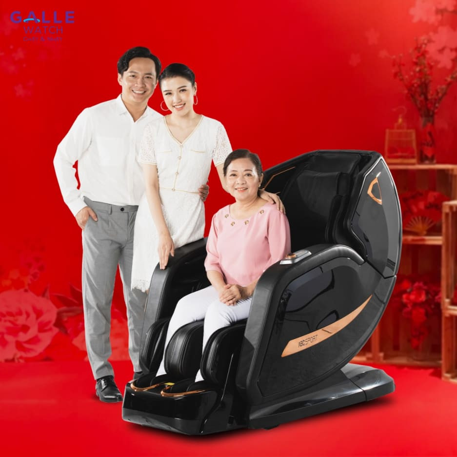 Ghế massage toàn thân mang lại sự thư giãn, quà sinh nhật cho người lớn tuổi giúp cải thiện sức khỏe