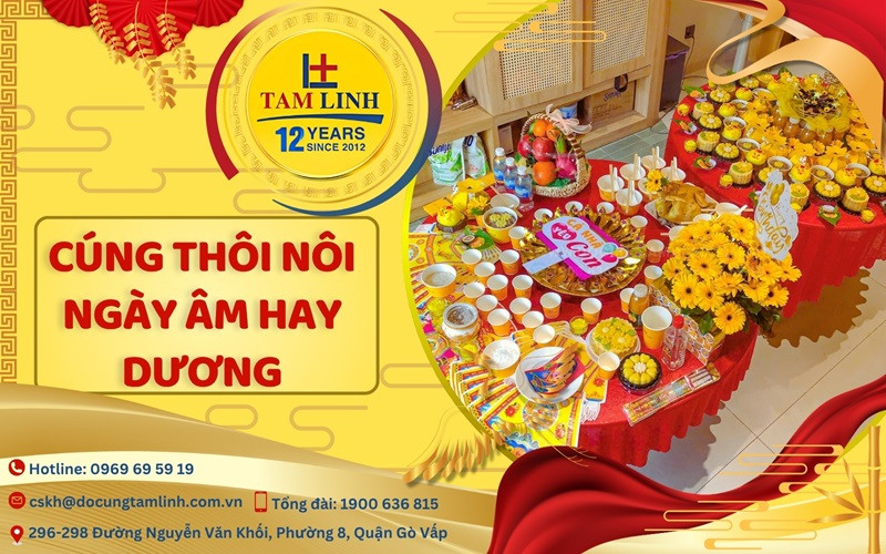 Gia đình tổ chức lễ thôi nôi cho bé, tượng trưng cho cột mốc sinh nhật 1 tuổi làm ngày âm hay dương theo phong tục