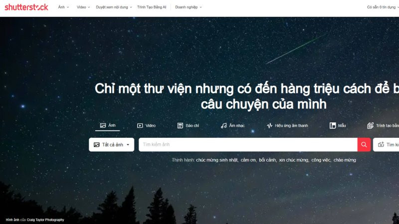 Hình hoa sinh nhật Shutterstock
