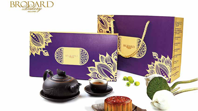 Hộp bánh trung thu Brodard với thiết kế cổ điển và chất lượng cao cấp