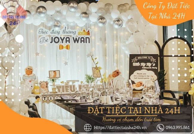 Không gian ấm cúng tại nhà hàng Ân Nam, nơi lý tưởng để tổ chức sinh nhật cho bé