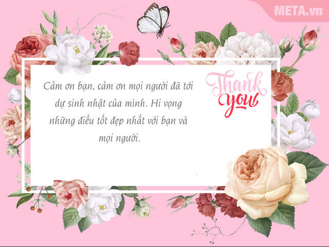 Lời cảm ơn chúc mừng sinh nhật gửi đến đồng nghiệp