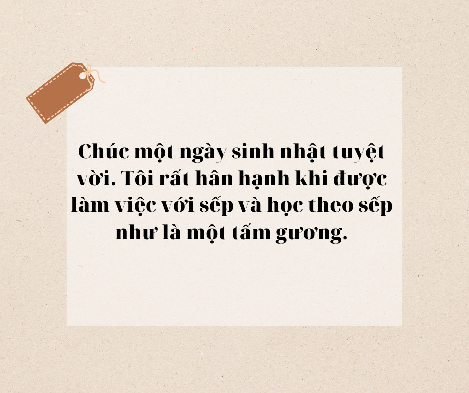 Lời chúc mừng sinh nhật sếp bằng tiếng Anh thể hiện sự chân thành và chuyên nghiệp