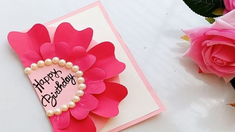 mẫu ảnh sinh nhật hoa hồng đẹp