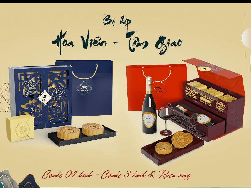 Mẫu **bánh trung thu cao cấp** từ Mordan Bakery, một **thương hiệu bánh trung thu nổi tiếng Sài Gòn**