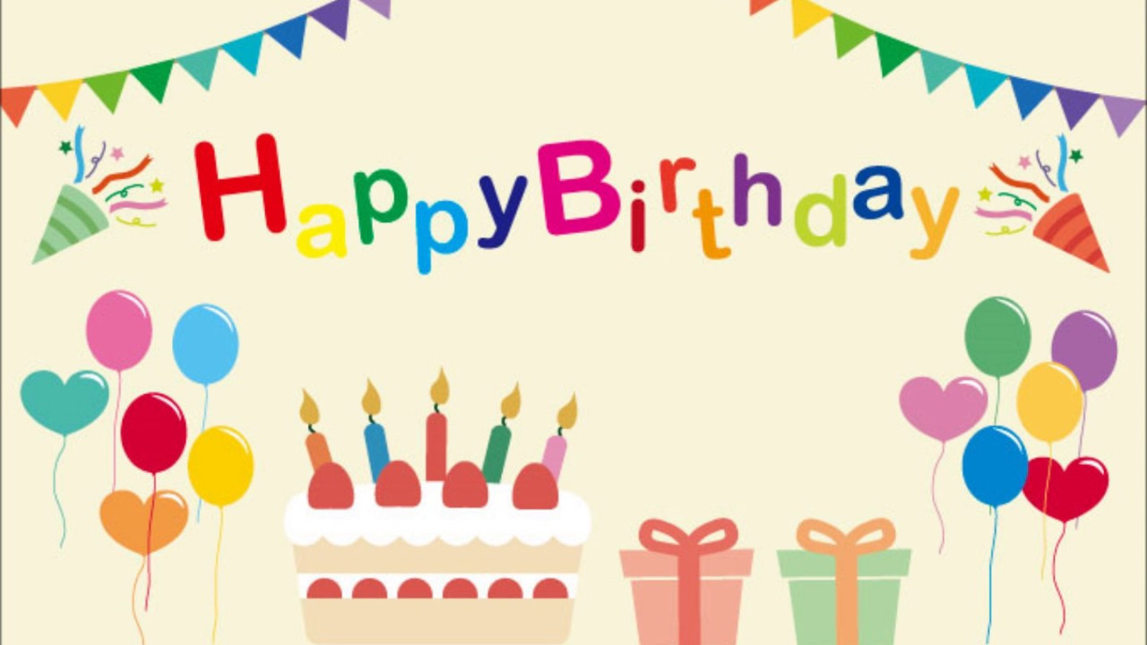 Mẫu chữ chúc mừng sinh nhật đẹp viết tay theo phong cách Candy Cane vui tươi
