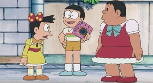 Máy ảnh tạo mốt của Doraemon biến đổi trang phục