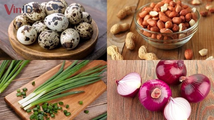 Một số nguyên liệu cần thiết cho món sốt