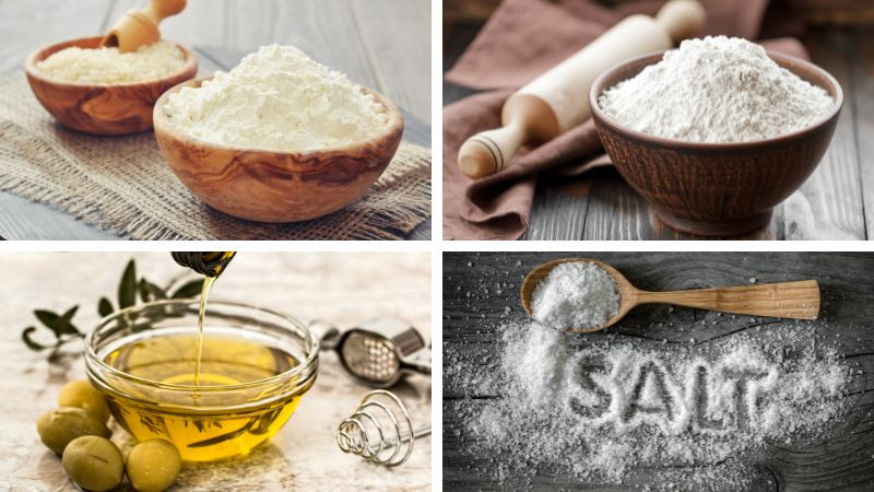 Nguyên liệu chính làm bánh canh từ bột gạo
