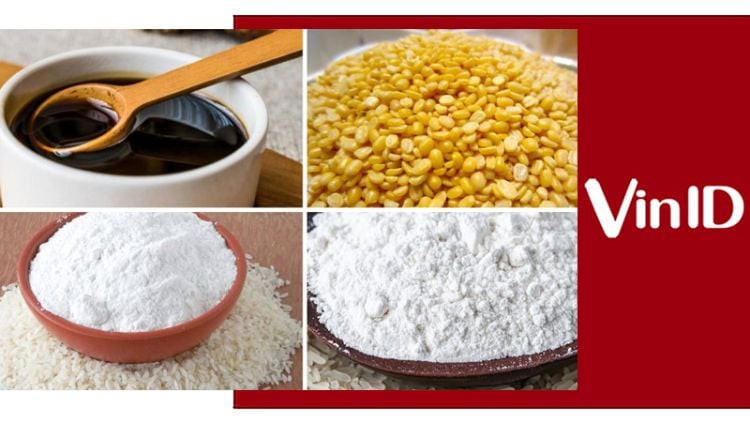 Nguyên liệu làm bánh mật gói lá chuối