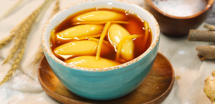 Những chén bánh ngào thành phẩm thơm ngon nóng hổi