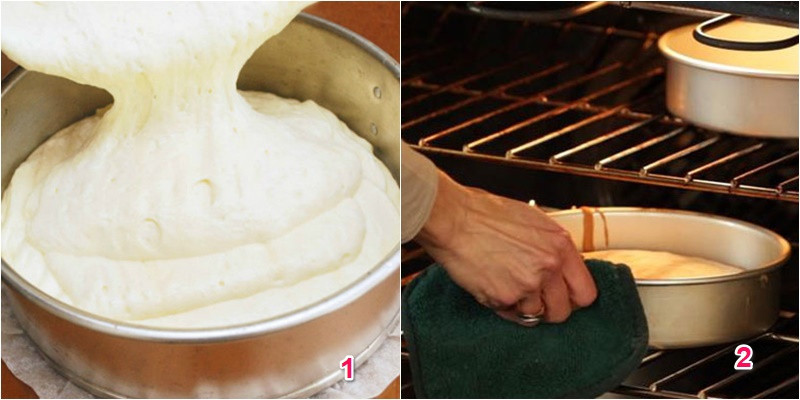 Nướng bánh bông lan từ bột trộn sẵn