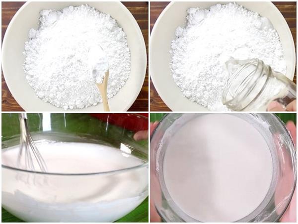 Pha bột bánh bèo miền Trung và ủ bột đúng cách