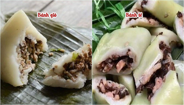 Phân biệt bánh giò và bánh tẻ qua hình dáng và độ trong của vỏ