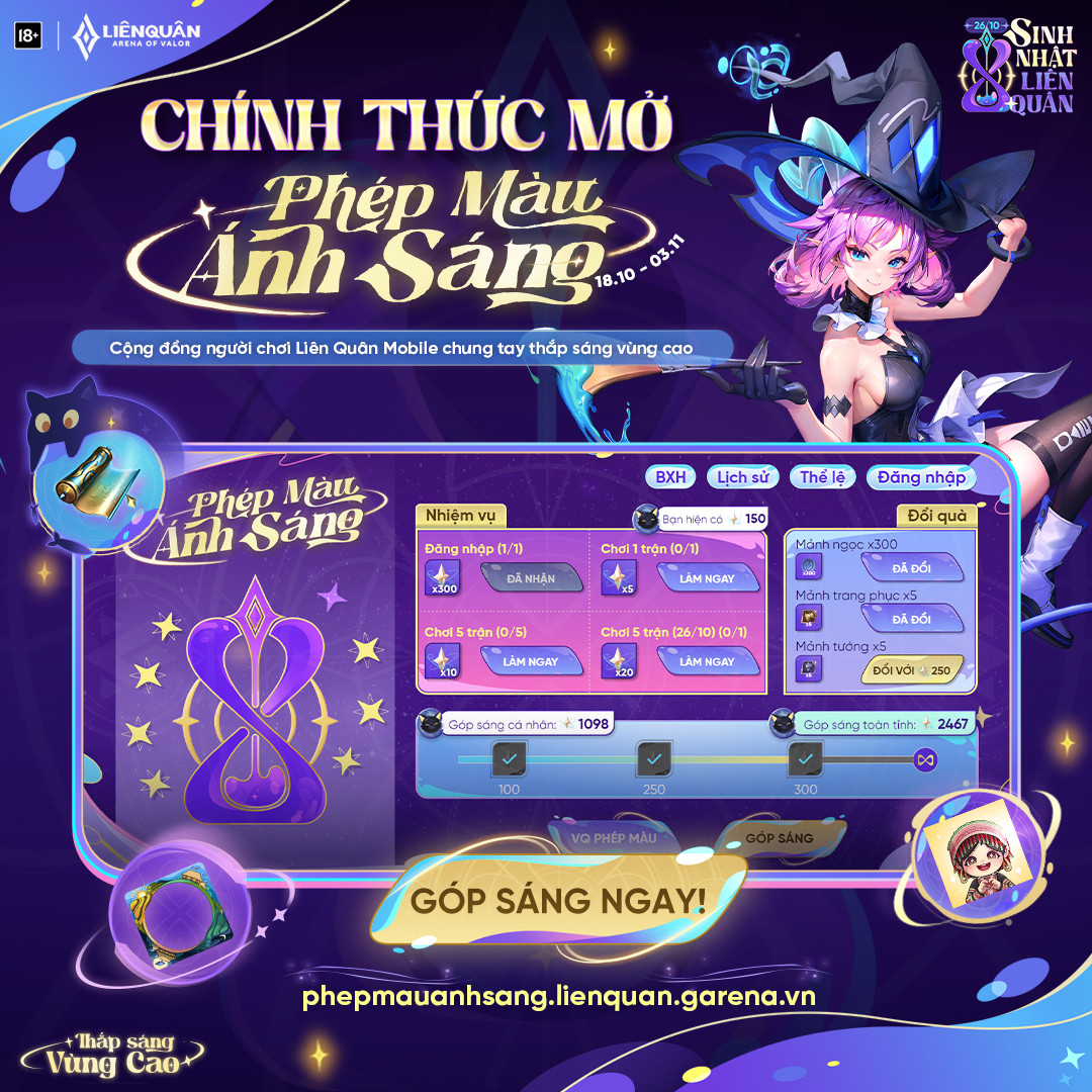 Phép màu ánh sáng - Chung tay góp sức