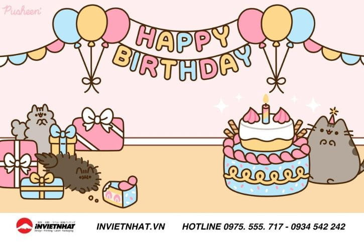 Phông nền ghép ảnh sinh nhật bé gái màu hồng với lâu đài công chúa