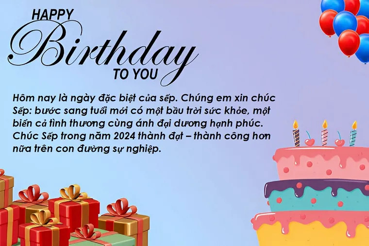 Phụ nữ thành đạt nhận lời chúc sinh nhật sếp nữ ý nghĩa từ đồng nghiệp
