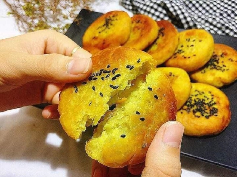 Quy trình chế biến bánh khoai lang với bột năng tại nhà