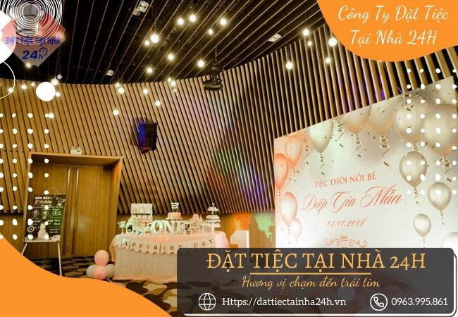 Sảnh tiệc lộng lẫy tại Capella Gallery Hall, thích hợp tổ chức sinh nhật
