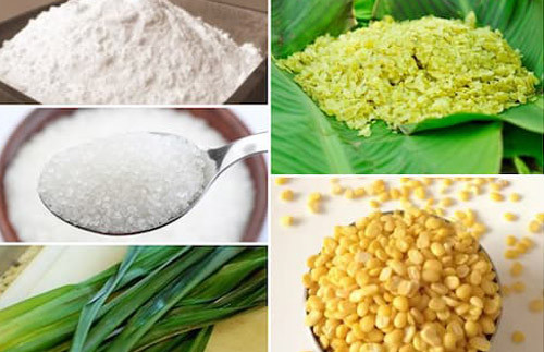 Sơ chế các loại nguyên liệu làm bánh cốm