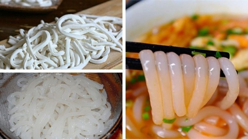 Sợi bánh canh bột lọc dai ngon