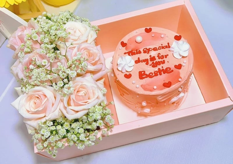 Tải ảnh sinh nhật đẹp nhất với hoa và bánh cho bạn bè, đồng nghiệp