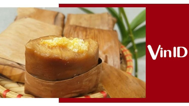 Thành phẩm bánh mật gói lá thơm ngon