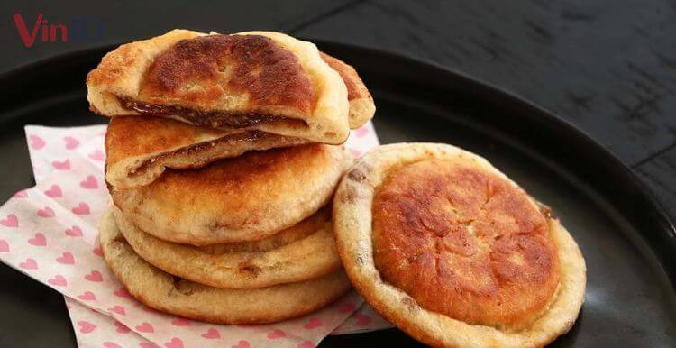 Thành phẩm bánh pancake Hàn Quốc hấp dẫn