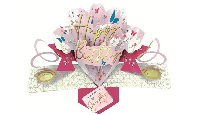 Thiệp chúc mừng sinh nhật hình khối