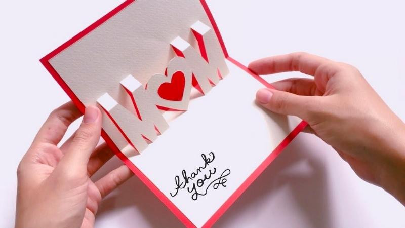Thiệp chúc mừng sinh nhật tặng mẹ dạng 3D độc đáo