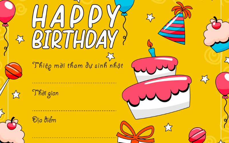 Thiệp mời sinh nhật bé trai chủ đề siêu anh hùng vui nhộn