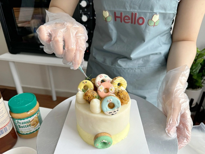Thiệp sinh nhật ý nghĩa cùng bánh kem tự làm tại Khiết Minh Bakery